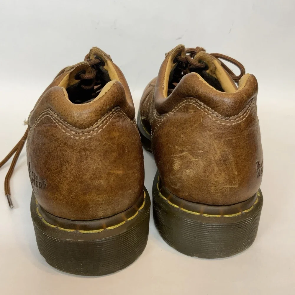 Doc Dr. Martens Men's Sz 11 Keith Brown Leather Oxford Chunky‎ Shoe Y2K Lug Sole